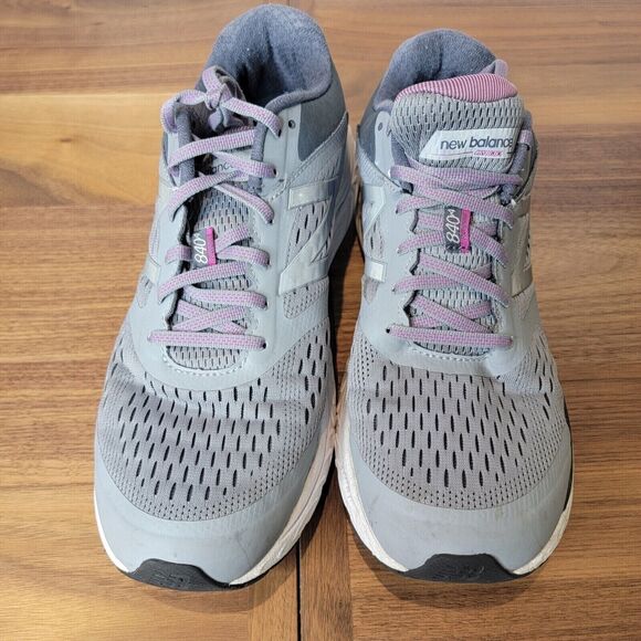 New Balance Women's Sz 11 840 v4 Grey Blue Purple W840GO4 Running Sneakers Shoes - Picture 2 of 10